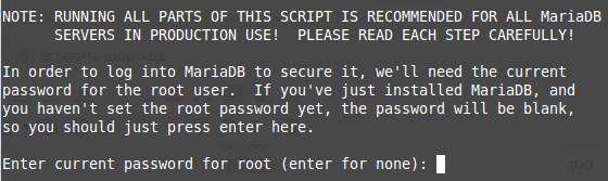 MariaDB_install_secure