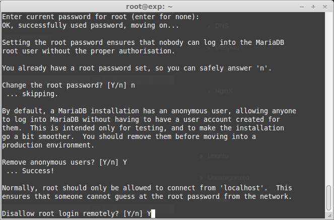 MariaDB_install_secure_2